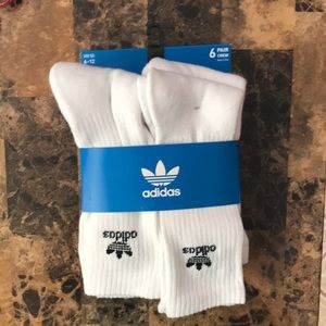 Adidas Crew Socks (6 Pair)